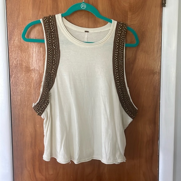 Embellished sleeve tank top from free people - Picture 2 of 7